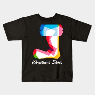 Colorful christmas shoes Kids T-Shirt